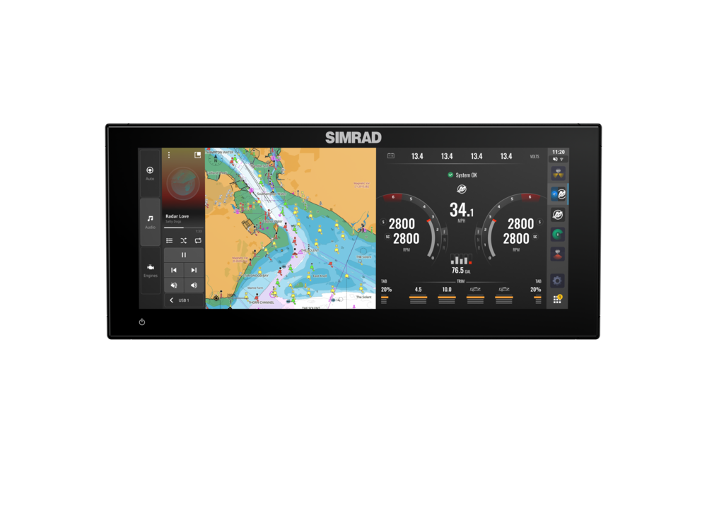 Simrad NSX 3012UW Ultrawide Display – Ultimatives Marine-Multifunktionsdisplay