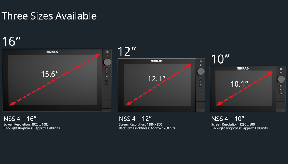 Simrad NSS 4-10 MFD – 10" SolarMAX™ High-Definition Display (No Sonar, No Chart)