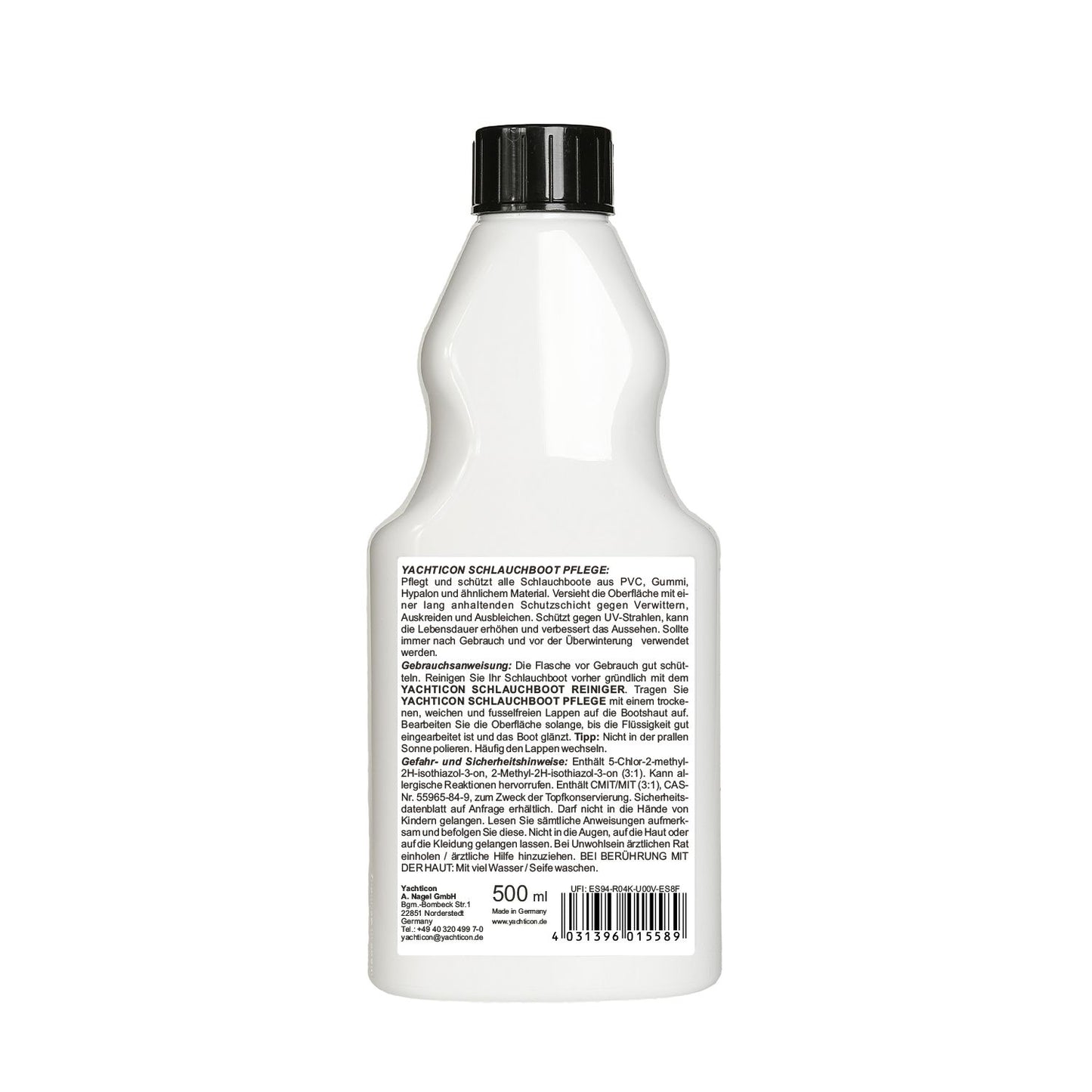 Yachticon Schlauchboot Pflege – Schutz & Werterhalt für Schlauchboote, 500 ml