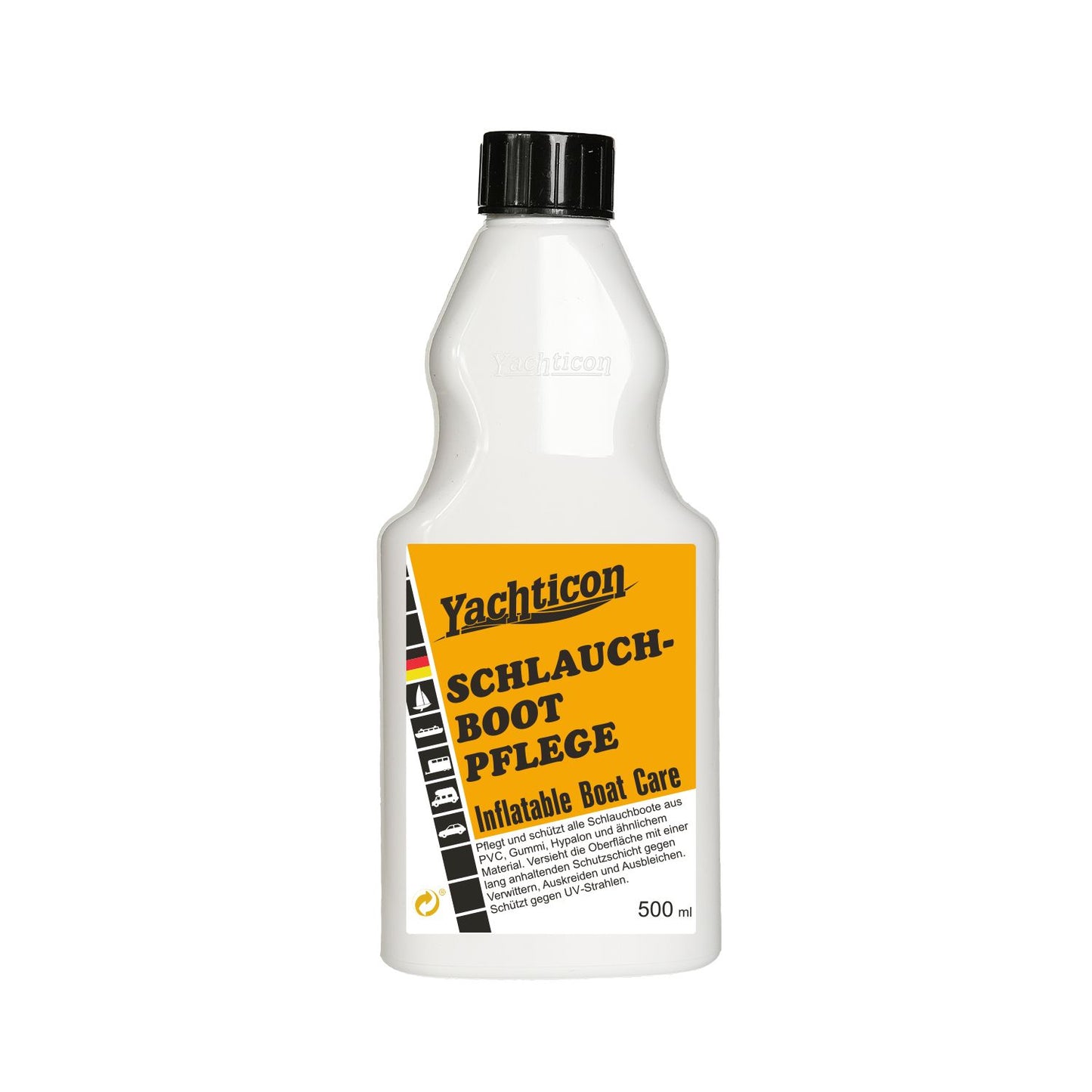 Yachticon Schlauchboot Pflege‑Set – Reiniger & Pflege im Bundle, je 500 ml