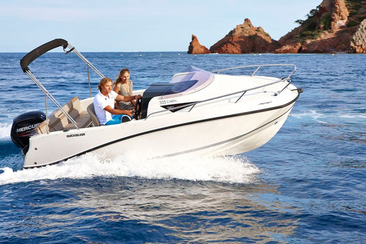 Quicksilver Activ 505 Cabin mit Mercury F60 und Harbeck B1350M ECO - MEGA SALE - Marina Wassersport GmbH