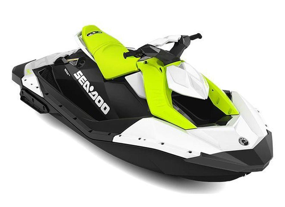 SeaDoo Spark 2UP 90 iBR Jetski Modell 2023 - Manta Green / White