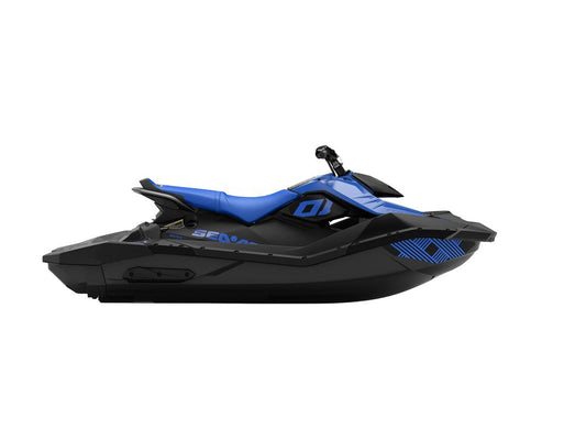 SeaDoo Spark Trixx 3UP 90 iBR  Jetski Modell 2023 - Dazzling Blue / Deep Black