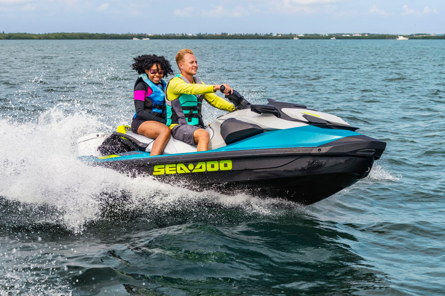 SeaDoo GTI SE 170 Jetski Modell 2025 - Teal Blue / Manta Green