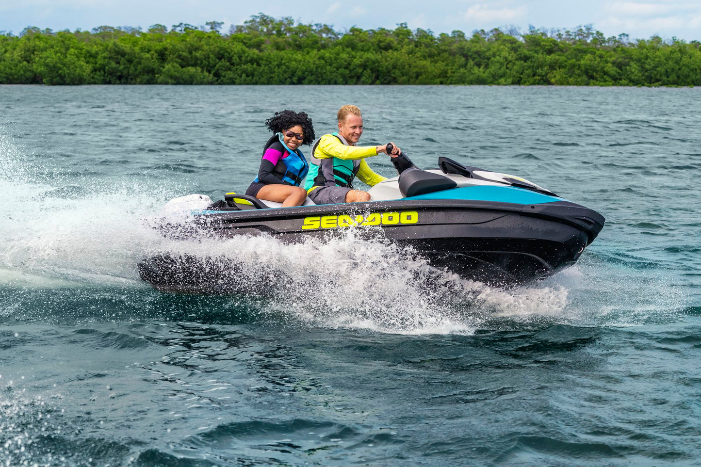 SeaDoo GTI SE 170 Jetski Modell 2025 - Teal Blue / Manta Green