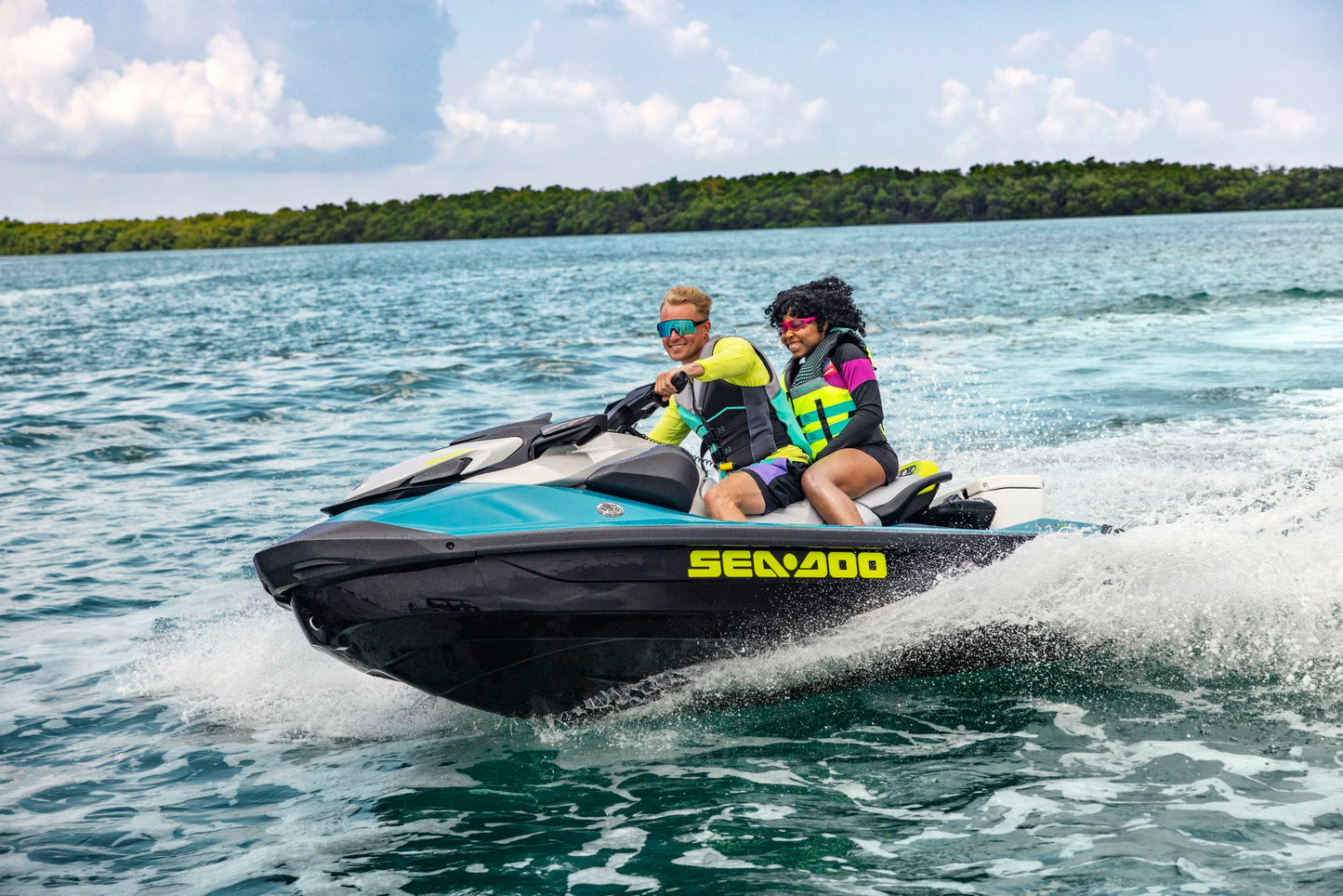 SeaDoo GTI SE 170 Jetski Modell 2025 - Teal Blue / Manta Green