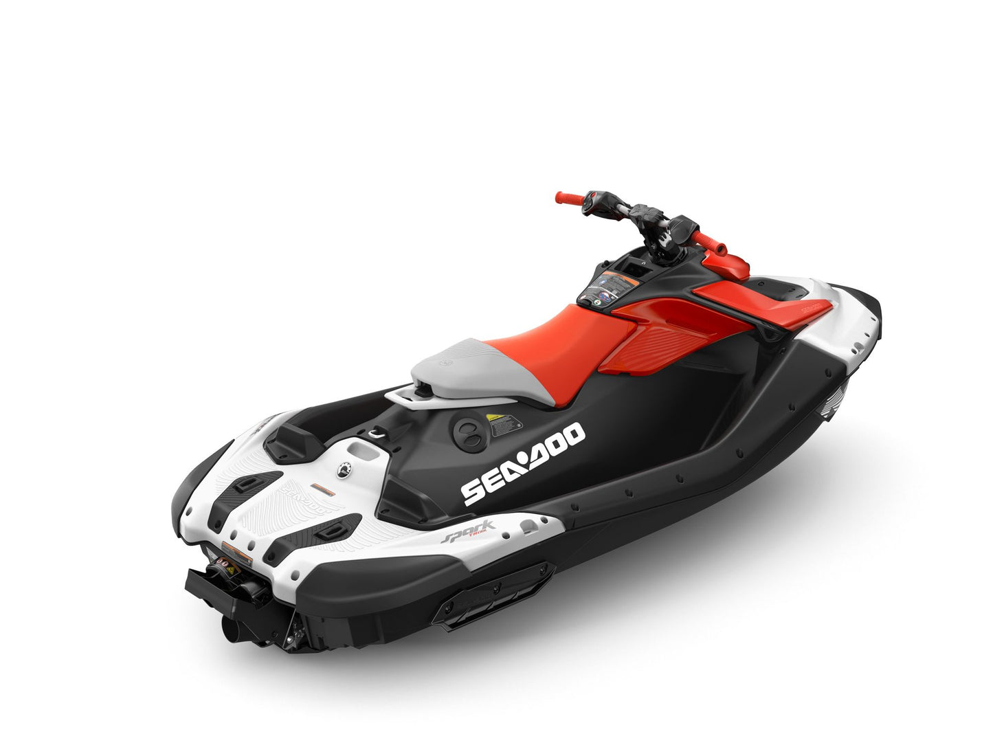 SeaDoo Spark Trixx 1UP 90 iBR Jetski Modell 2024 - Weiß / Dragonred - Marina Wassersport GmbH