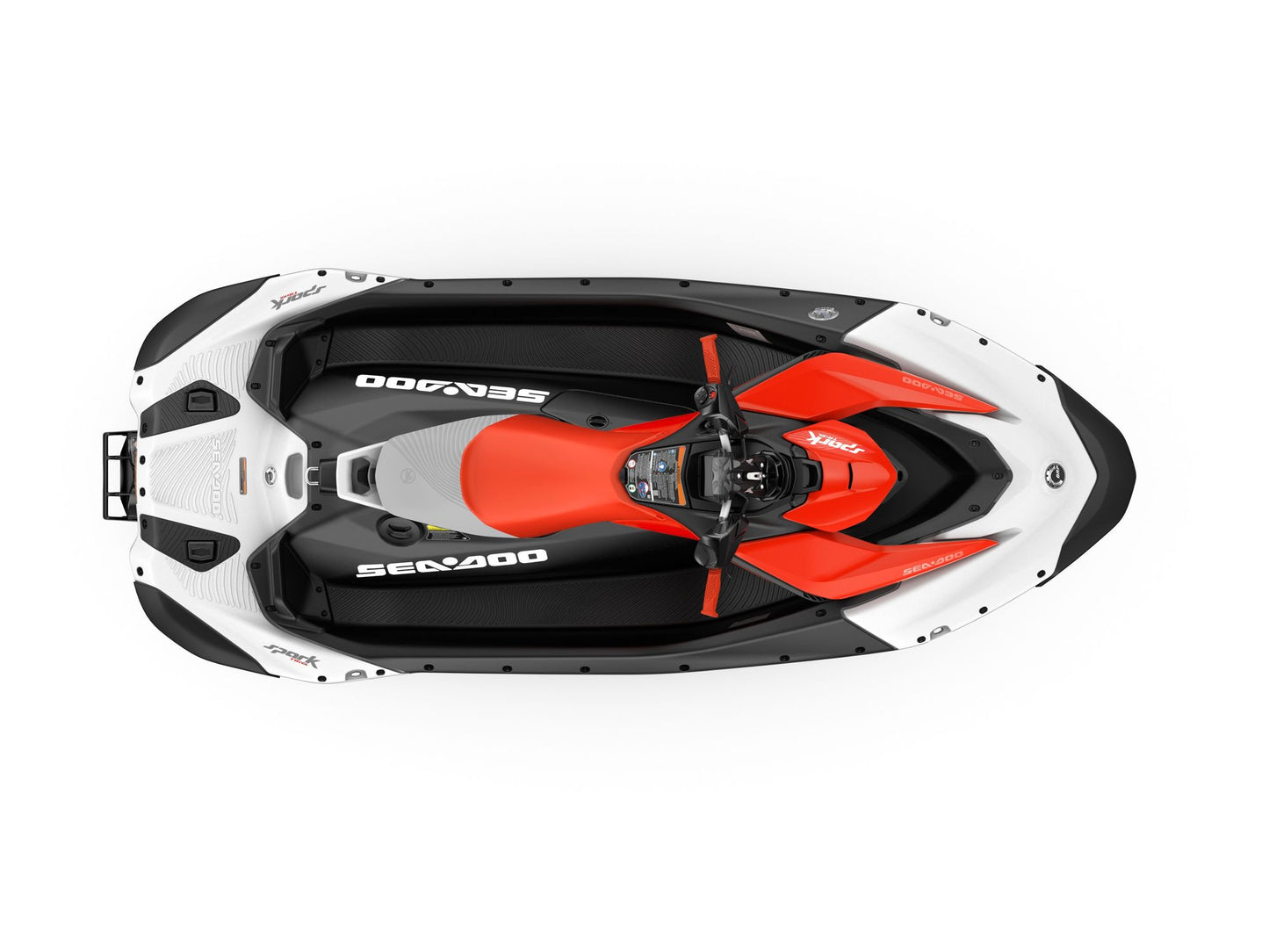 SeaDoo Spark Trixx 1UP 90 iBR  Jetski Modell 2024 - Weiß / Dragonred