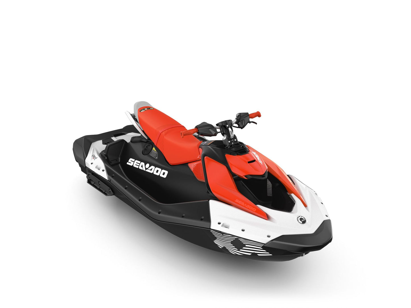 SeaDoo Spark Trixx 3UP 90 iBR  Jetski Modell 2024 - Weiß / Dragonred