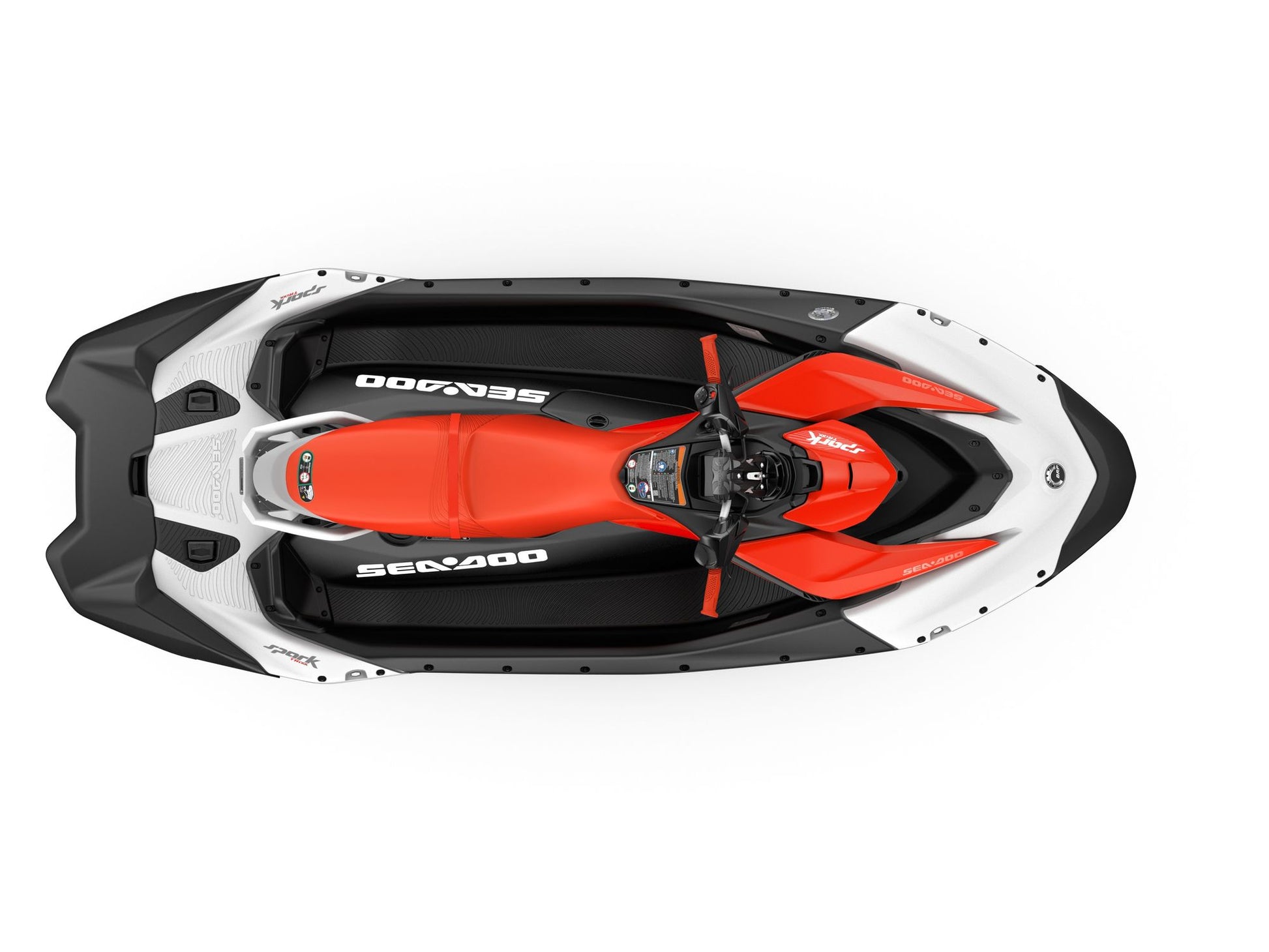 SeaDoo Spark Trixx 3UP 90 iBR Jetski Modell 2024 - Weiß / Dragonred - Marina Wassersport GmbH