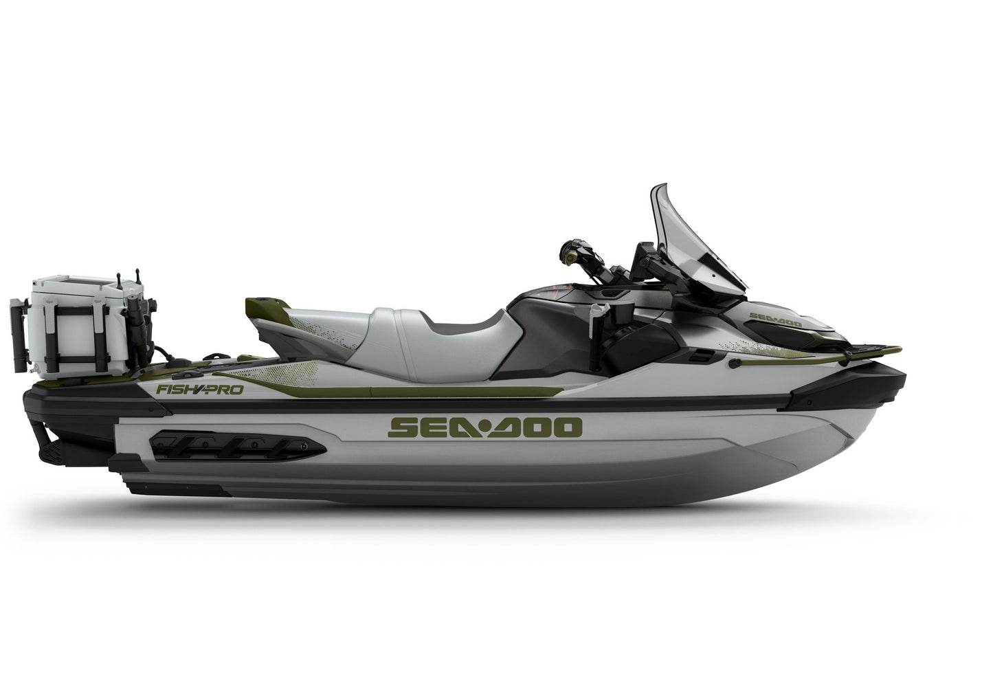 SeaDoo FishPro APEX 300 Audio iDF Jetski Modell 2025 - Shark Grey / Nori Green - Marina Wassersport GmbH