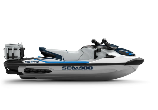 SeaDoo FishPro Sport 170 iDF Jetski Modell 2025 - White / Gulfstream Blue - Marina Wassersport GmbH