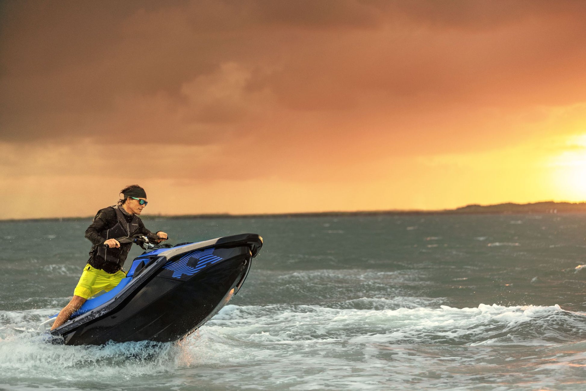 SeaDoo Spark Trixx 3UP 90 iBR Jetski Modell 2025 - Sand / Dazzling Blue - Marina Wassersport GmbH