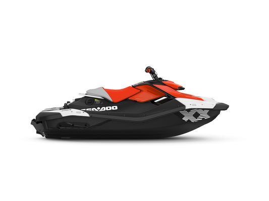SeaDoo Spark Trixx 1UP 90 iBR Jetski Modell 2025 - White / Dragon Red - Marina Wassersport GmbH