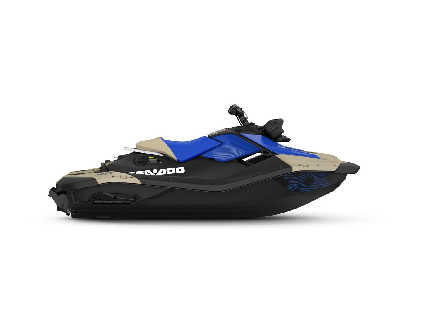 SeaDoo Spark Trixx 1UP 90 iBR Jetski Modell 2025 - Sand / Dazzling Blue - Marina Wassersport GmbH