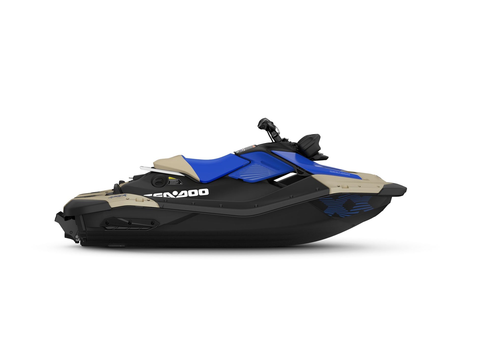 SeaDoo Spark Trixx 1UP 90 iBR Jetski Modell 2025 - Sand / Dazzling Blue - Marina Wassersport GmbH
