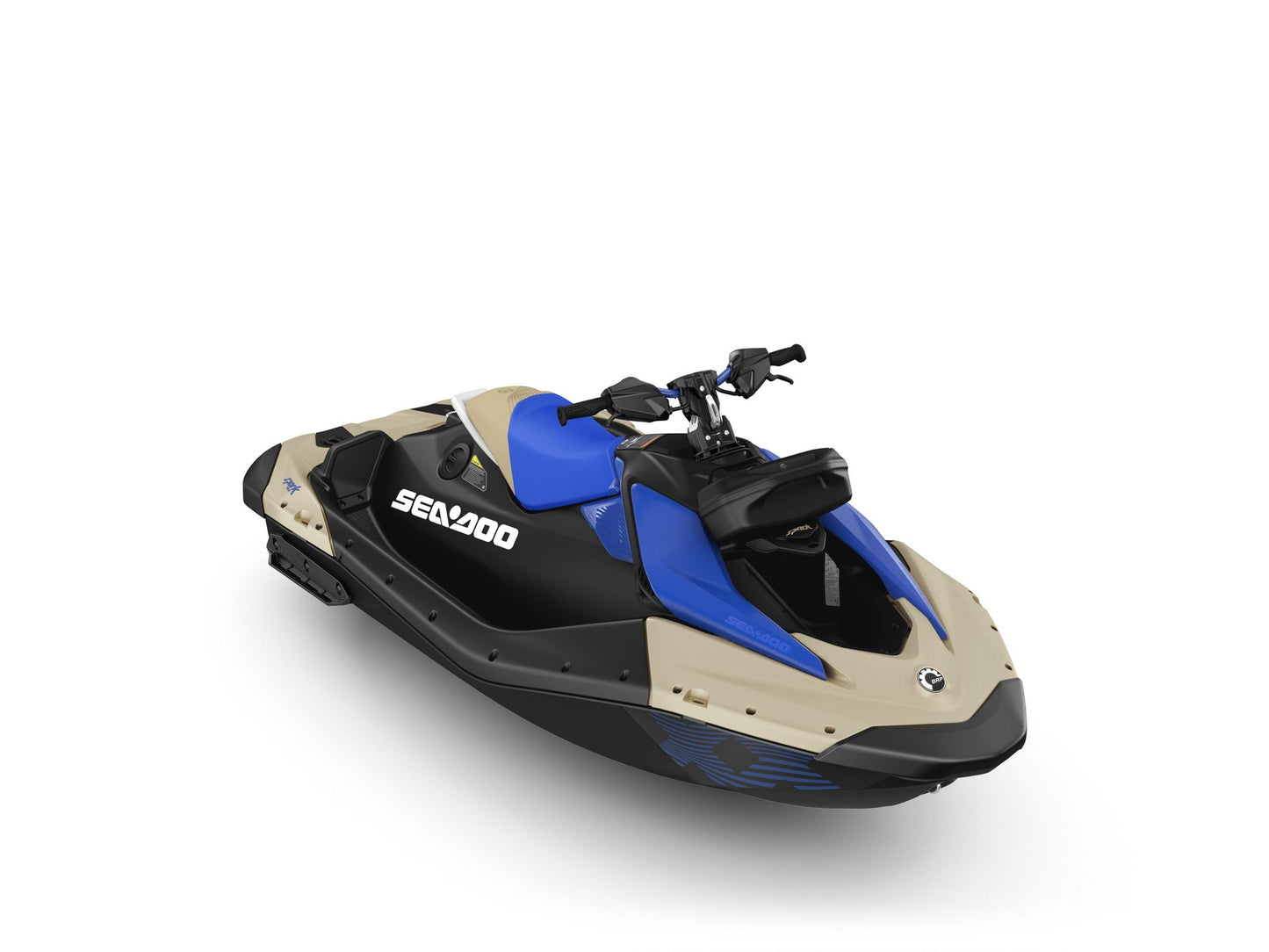 SeaDoo Spark Trixx 1UP 90 iBR Jetski Modell 2025 - Sand / Dazzling Blue - Marina Wassersport GmbH