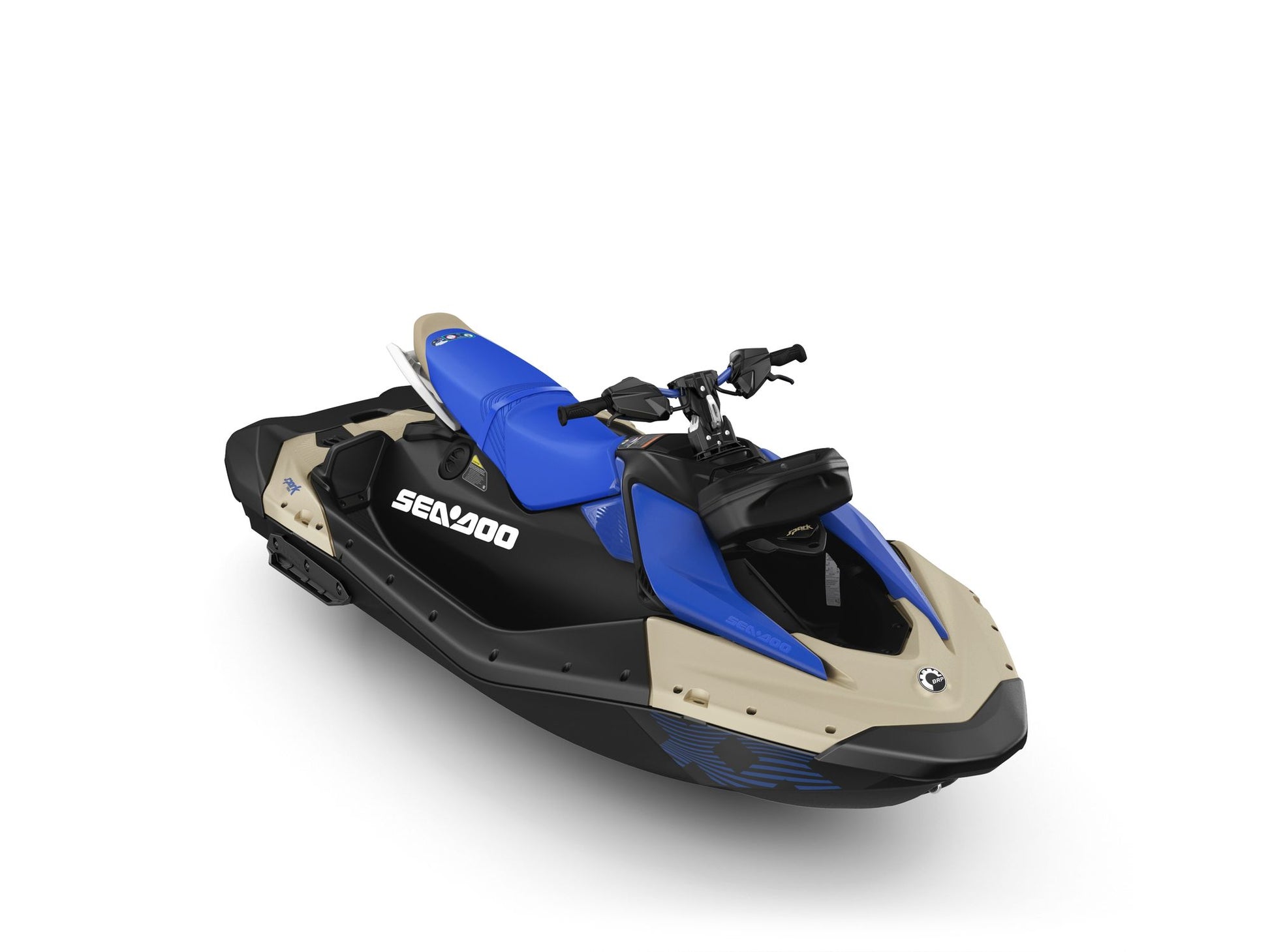 SeaDoo Spark Trixx 3UP 90 iBR Jetski Modell 2025 - Sand / Dazzling Blue - Marina Wassersport GmbH