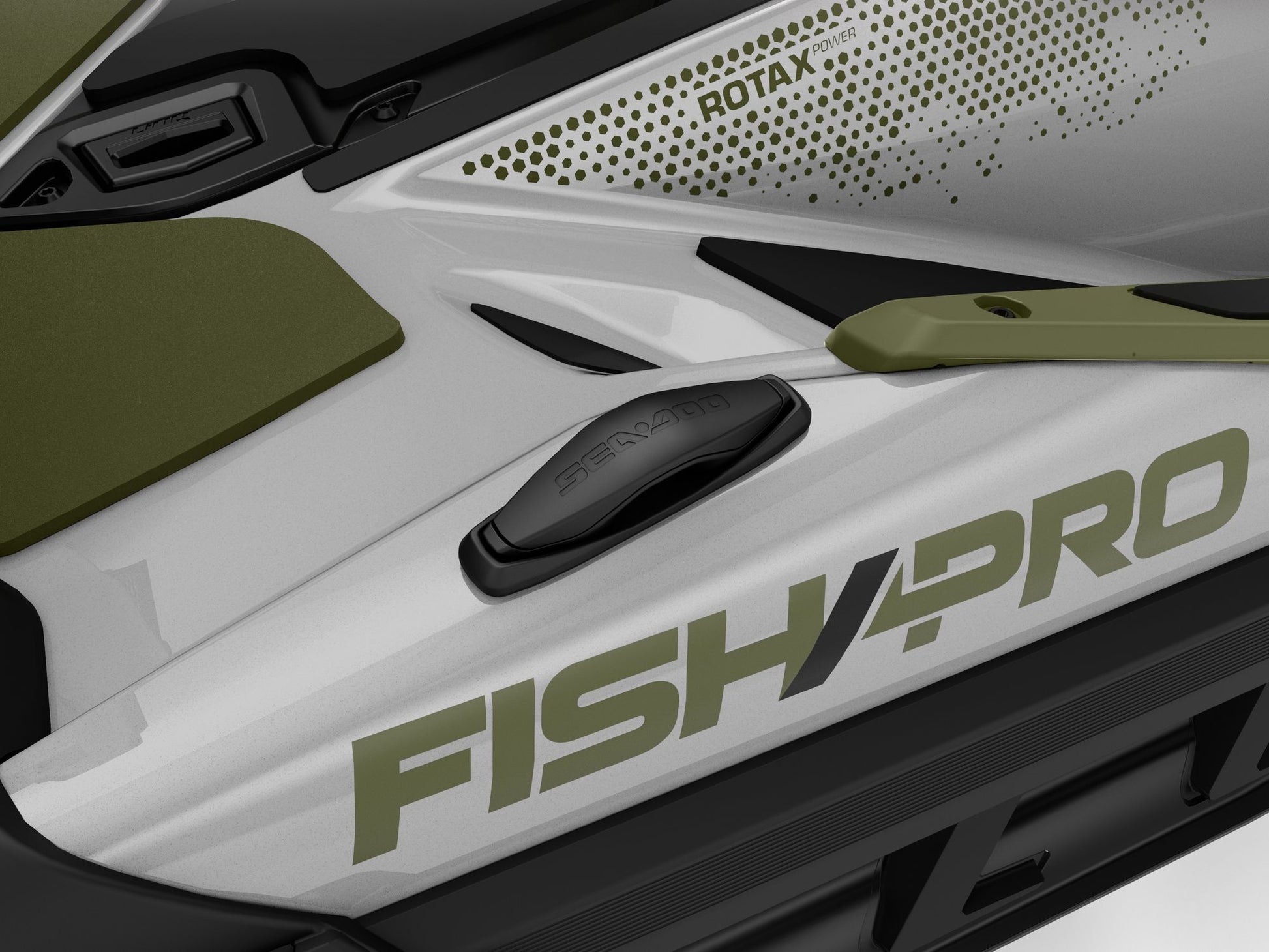 SeaDoo FishPro APEX 300 Audio iDF Jetski Modell 2025 - Shark Grey / Nori Green - Marina Wassersport GmbH