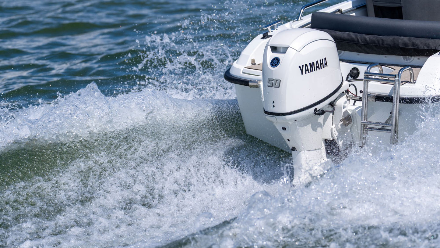 Yamaha F50L Aussenborder - weiss