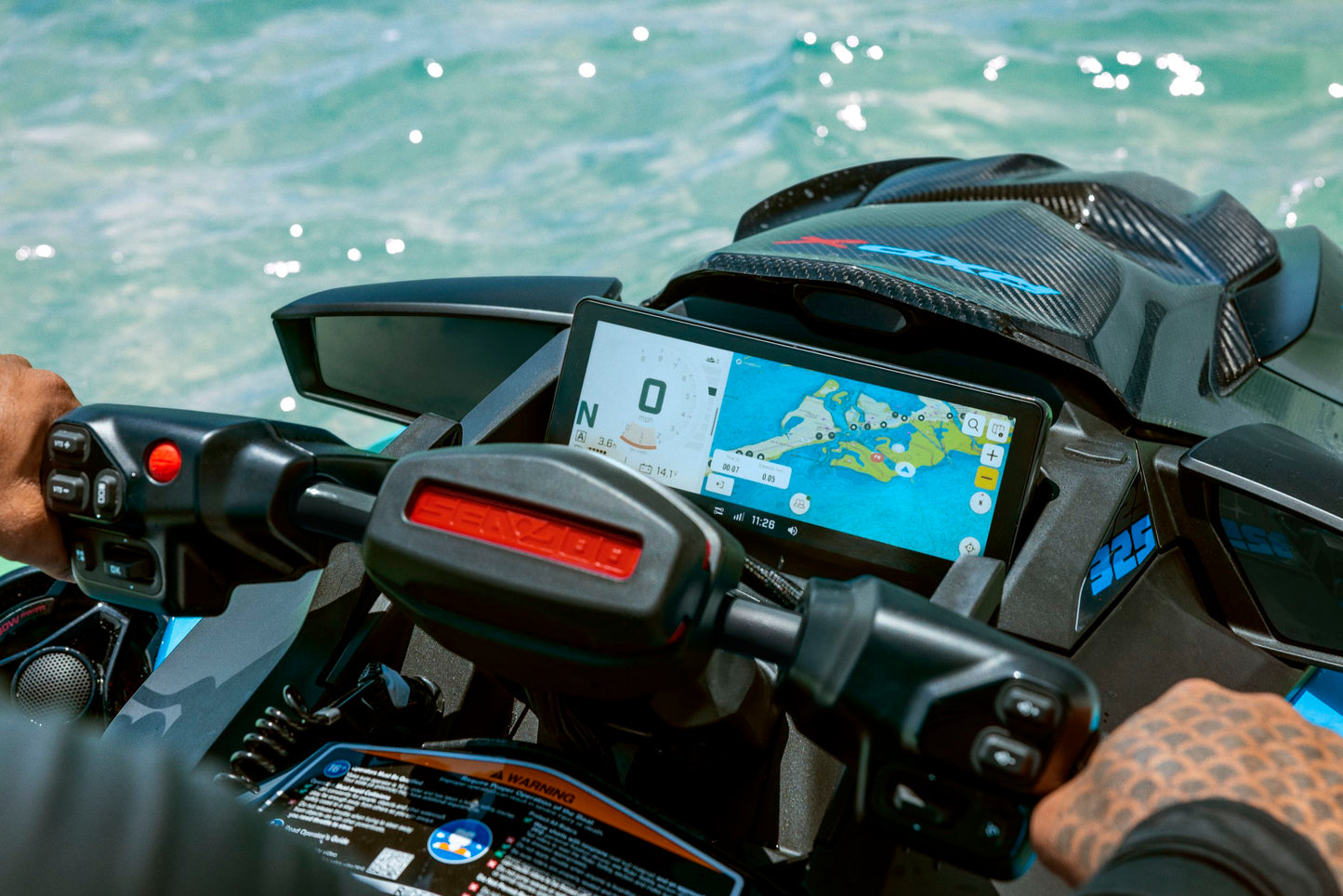 SeaDoo RXP-X RS 325 Audio Jetski Modell 2026 - Gulfstream Blue (Premium Color)