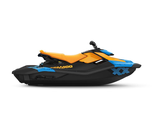 SeaDoo Spark Trixx 3UP 90 iBR Jetski Modell 2026 - Gulfstream Blue / Orange Crush