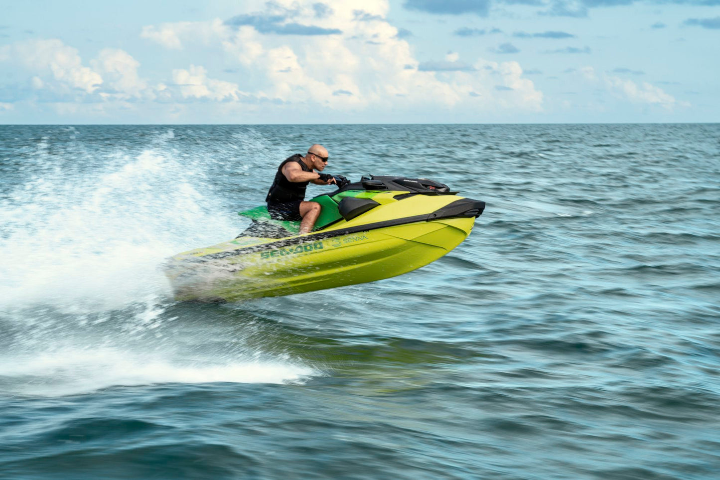Sea-Doo RXP-X Senna 350 Jetski Modell 2027 Racing Yellow & Amazon Green Limited Edition