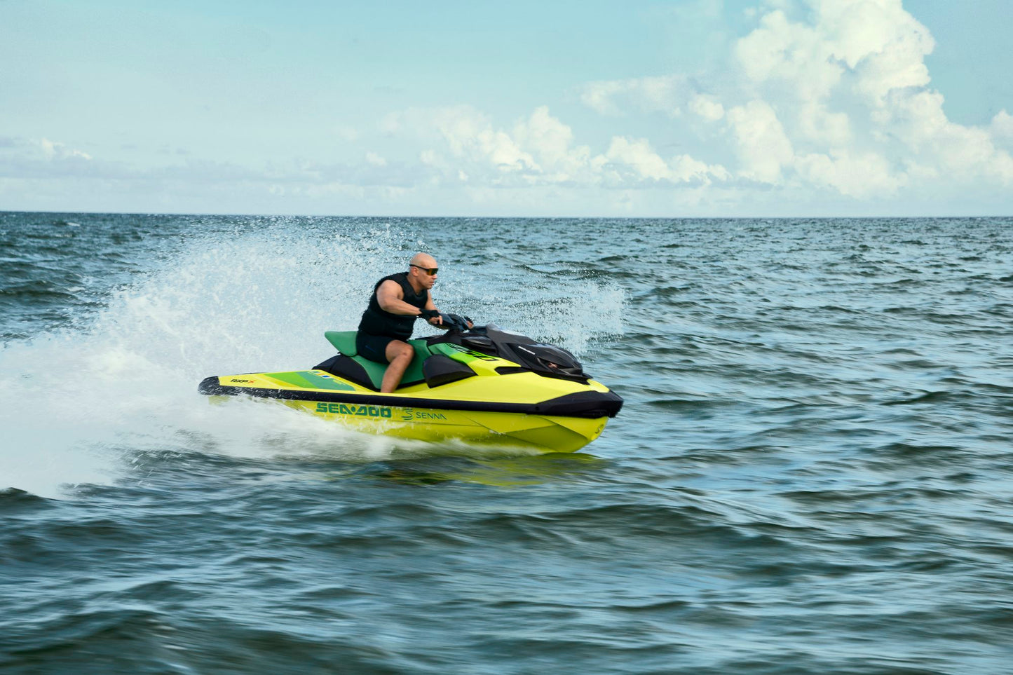 Sea-Doo RXP-X Senna 350 Jetski Modell 2027 Racing Yellow & Amazon Green Limited Edition