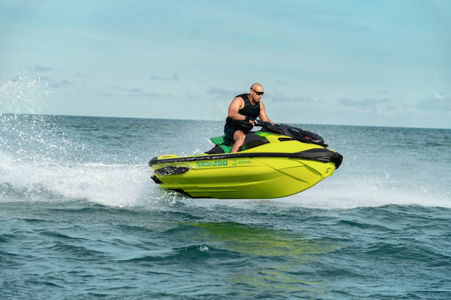 Sea-Doo RXP-X Senna 350 Jetski Modell 2027 Racing Yellow & Amazon Green Limited Edition