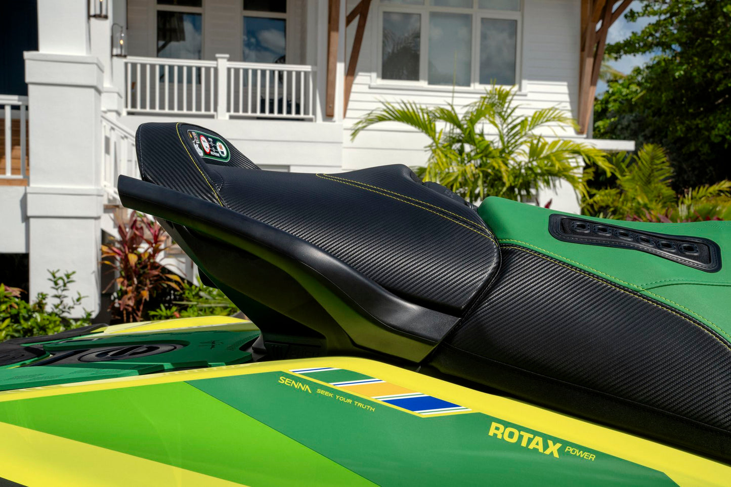 Sea-Doo RXP-X Senna 350 Jetski Modell 2027 Racing Yellow & Amazon Green Limited Edition