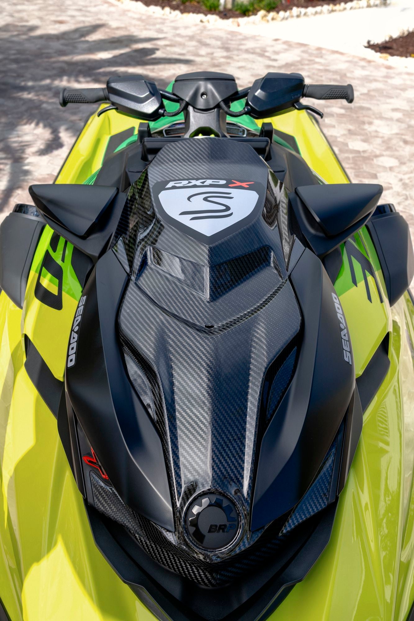 Sea-Doo RXP-X Senna 350 Jetski Modell 2027 Racing Yellow & Amazon Green Limited Edition