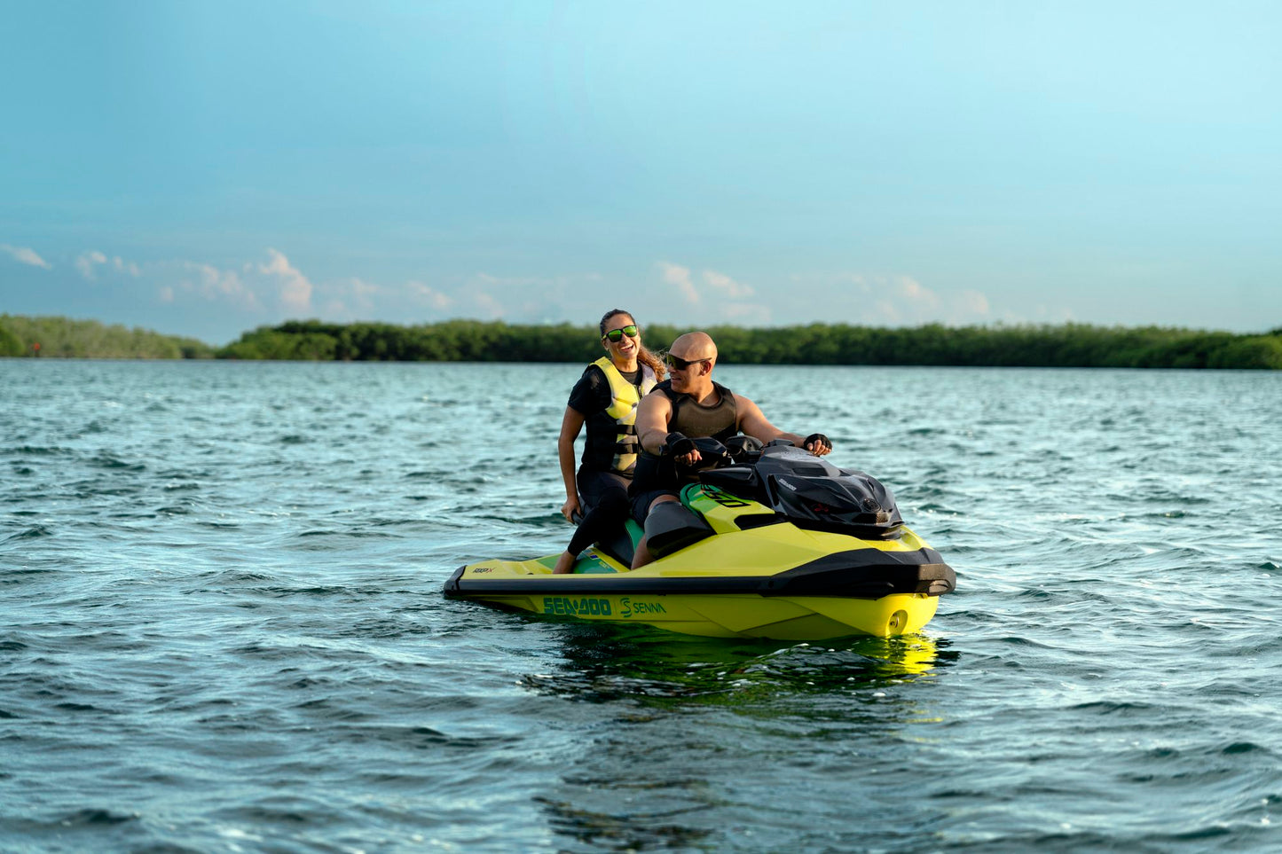 Sea-Doo RXP-X Senna 350 Jetski Modell 2027 Racing Yellow & Amazon Green Limited Edition