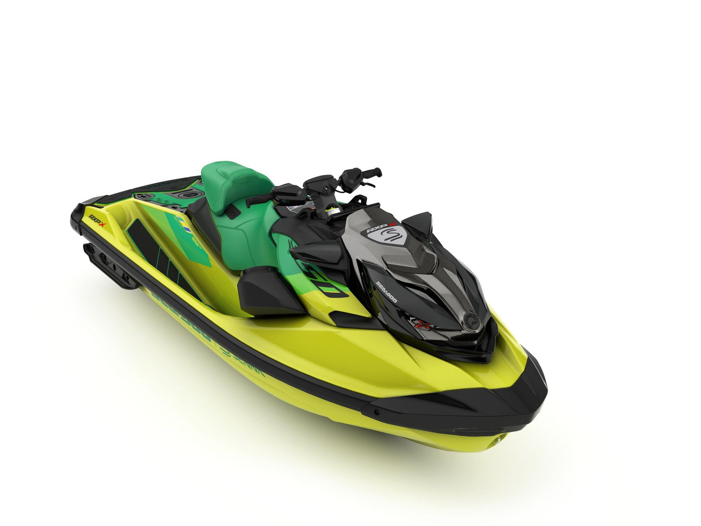 Sea-Doo RXP-X Senna 350 Jetski Modell 2027 Racing Yellow & Amazon Green Limited Edition