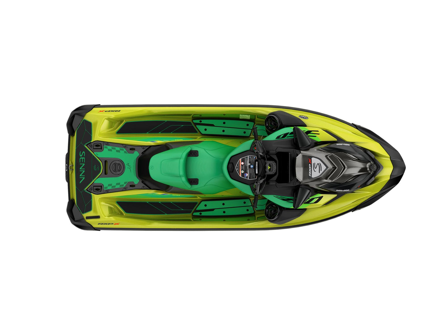 Sea-Doo RXP-X Senna 350 Jetski Modell 2027 Racing Yellow & Amazon Green Limited Edition