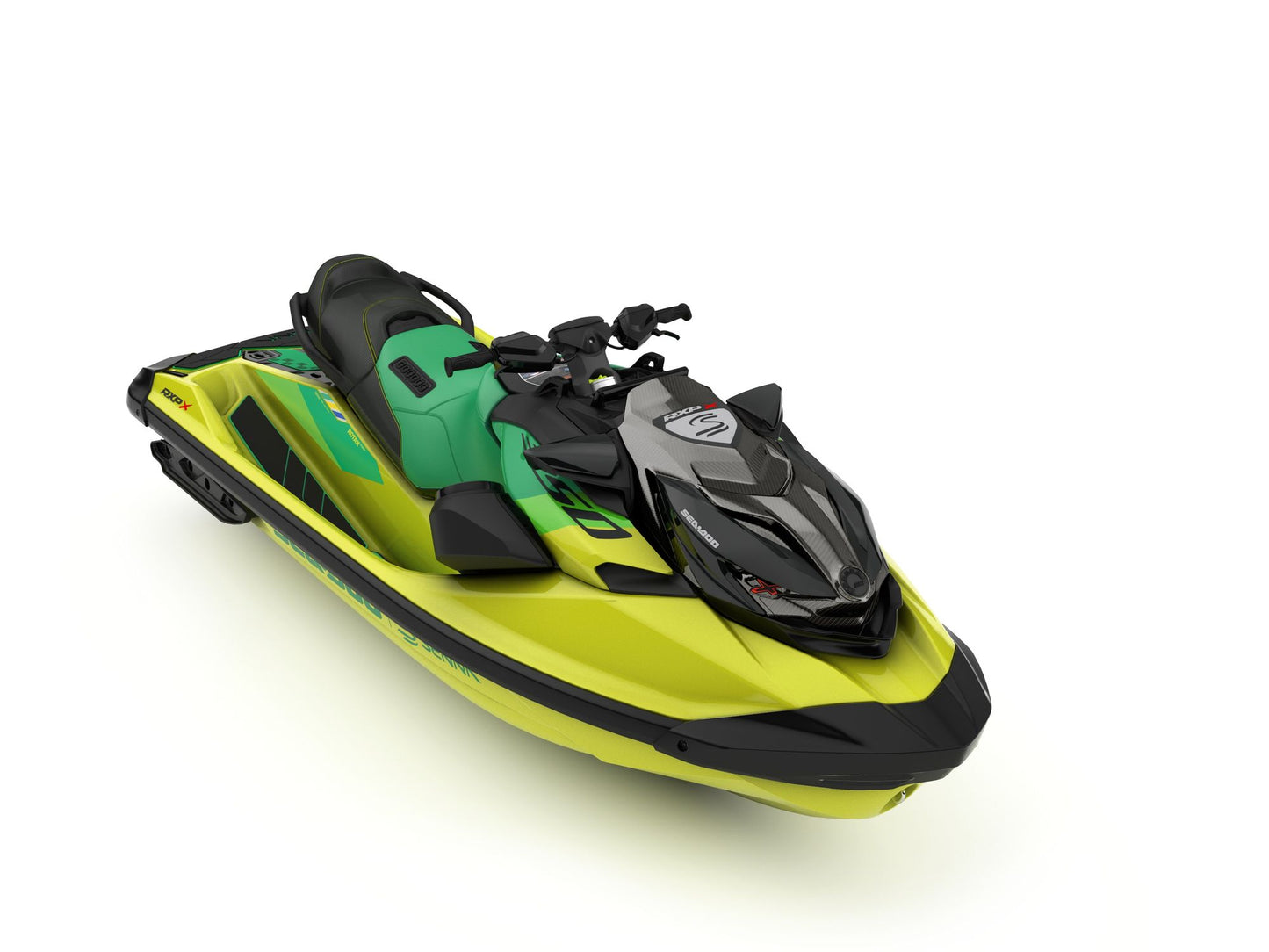 Sea-Doo RXP-X Senna 350 Jetski Modell 2027 Racing Yellow & Amazon Green Limited Edition