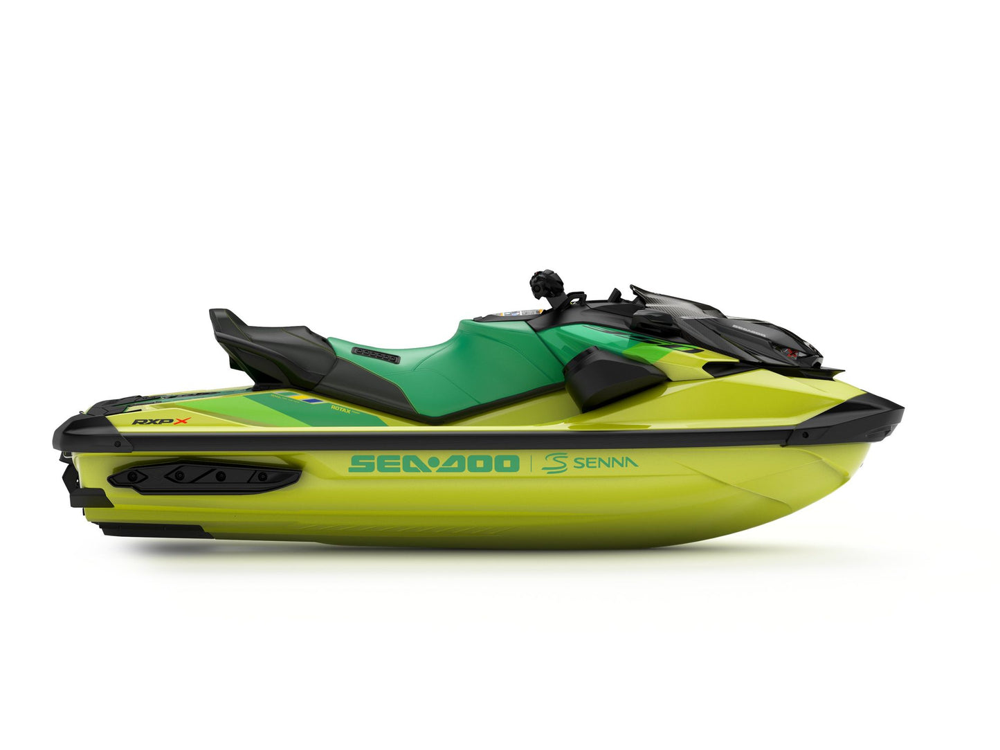 Sea-Doo RXP-X Senna 350 Jetski Modell 2027 Racing Yellow & Amazon Green Limited Edition