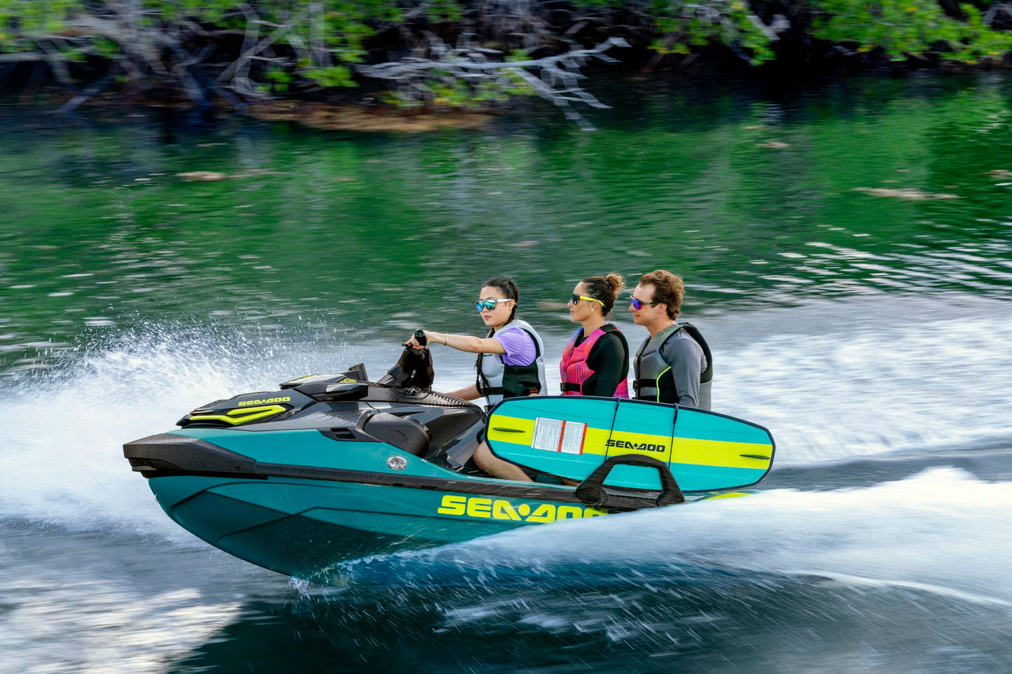 Sea-Doo Wake Pro 230 Jetski Modell 2027 Teal Blue & Manta Green