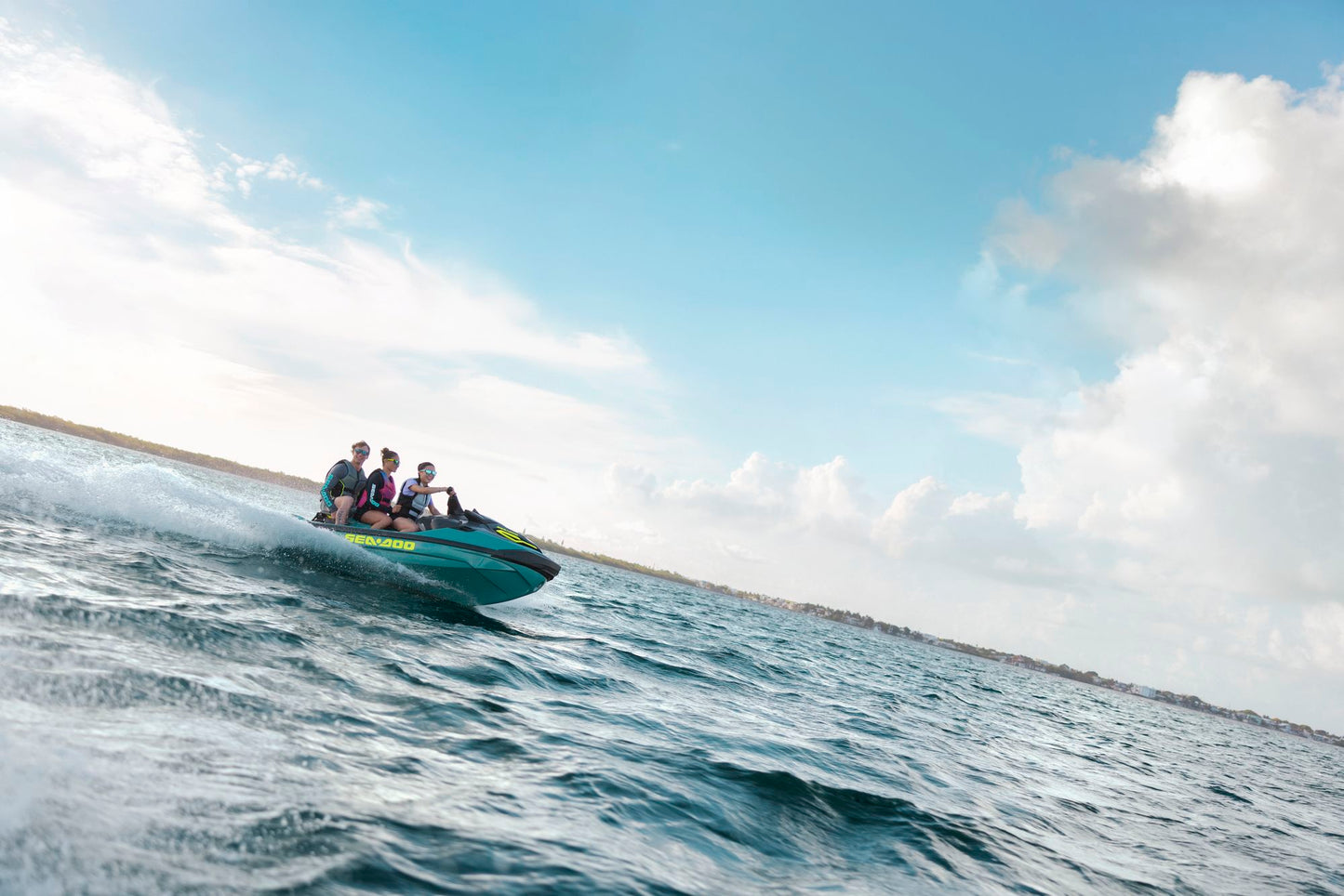 Sea-Doo Wake Pro 230 Jetski Modell 2027 Teal Blue & Manta Green