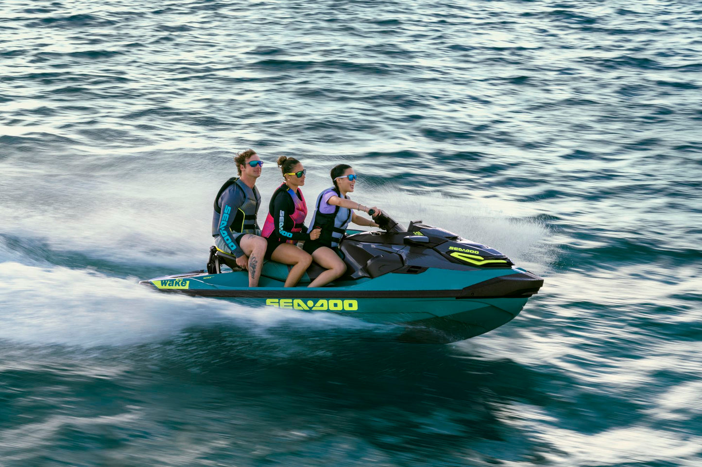 Sea-Doo Wake Pro 230 Jetski Modell 2027 Teal Blue & Manta Green