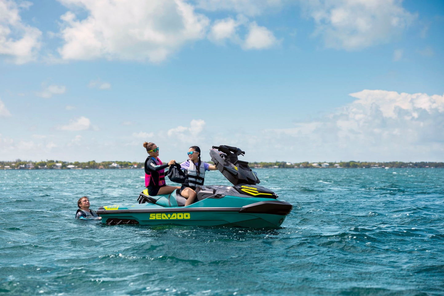 Sea-Doo Wake Pro 230 Jetski Modell 2027 Teal Blue & Manta Green