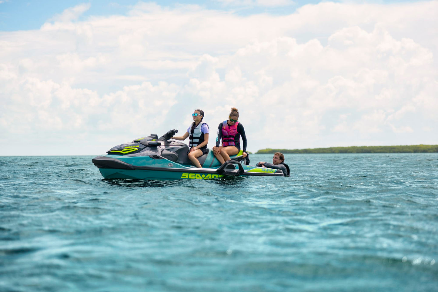 Sea-Doo Wake Pro 230 Jetski Modell 2027 Teal Blue & Manta Green