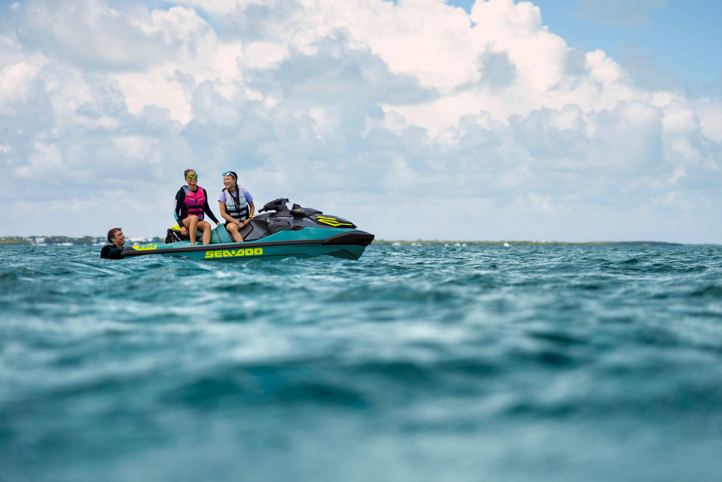 Sea-Doo Wake Pro 230 Jetski Modell 2027 Teal Blue & Manta Green