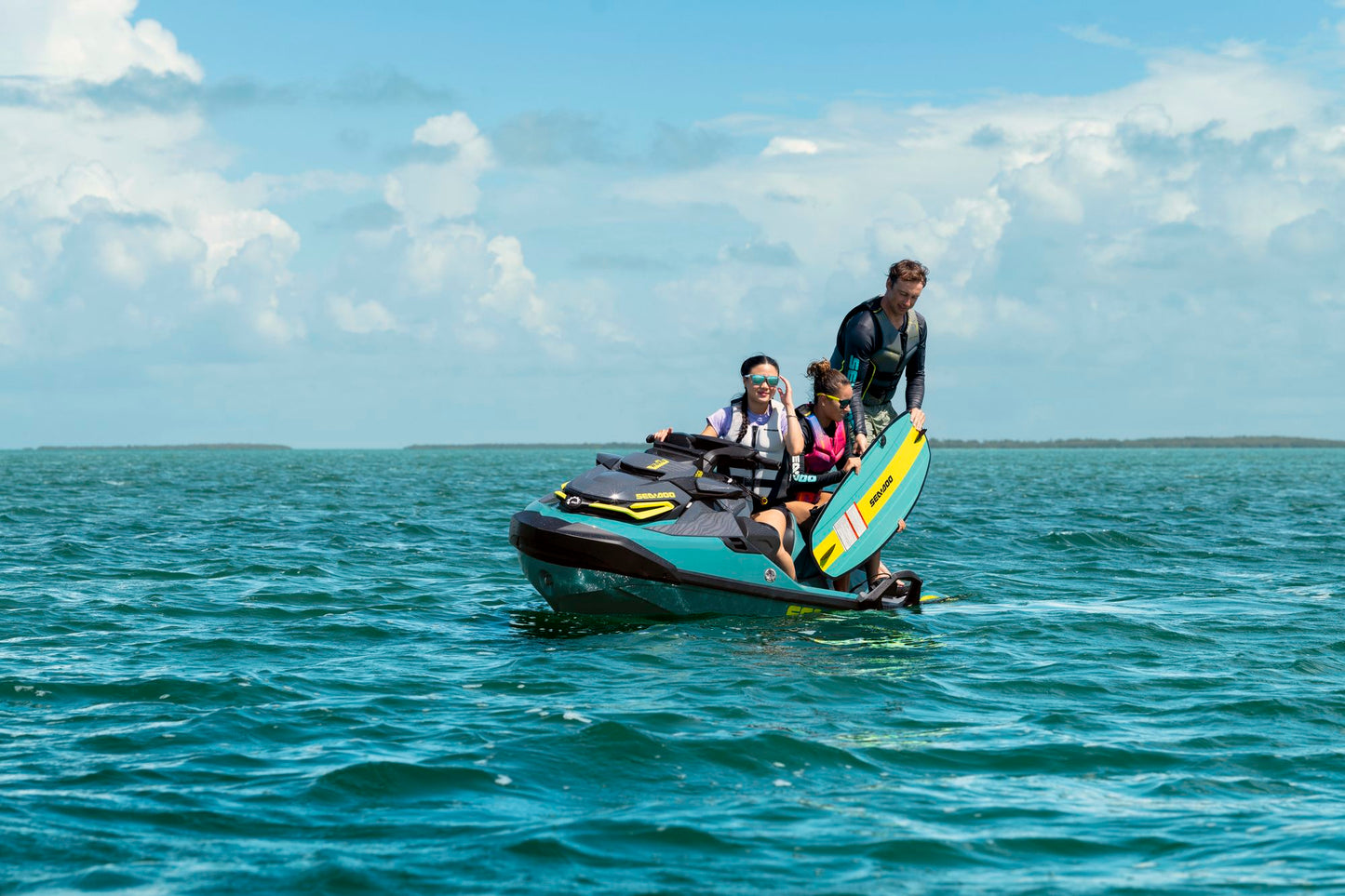 Sea-Doo Wake Pro 230 Jetski Modell 2027 Teal Blue & Manta Green