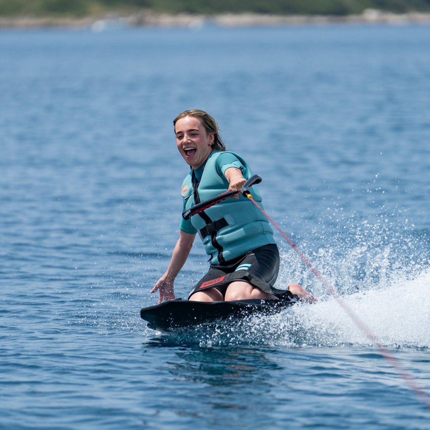 Jobe Slash Kneeboard Paket Sunset Purple