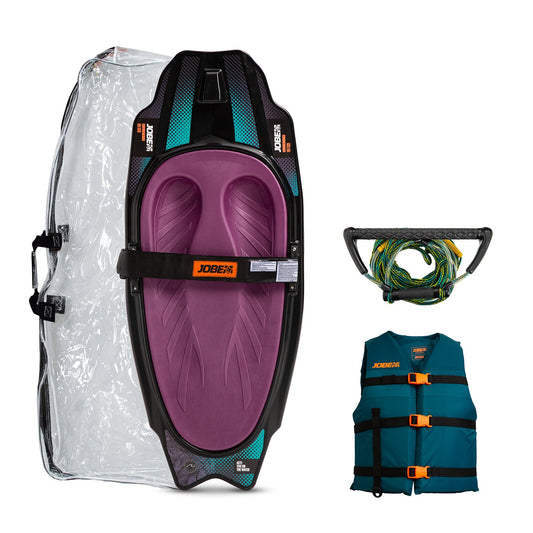 Jobe Slash Kneeboard Paket Sunset Purple