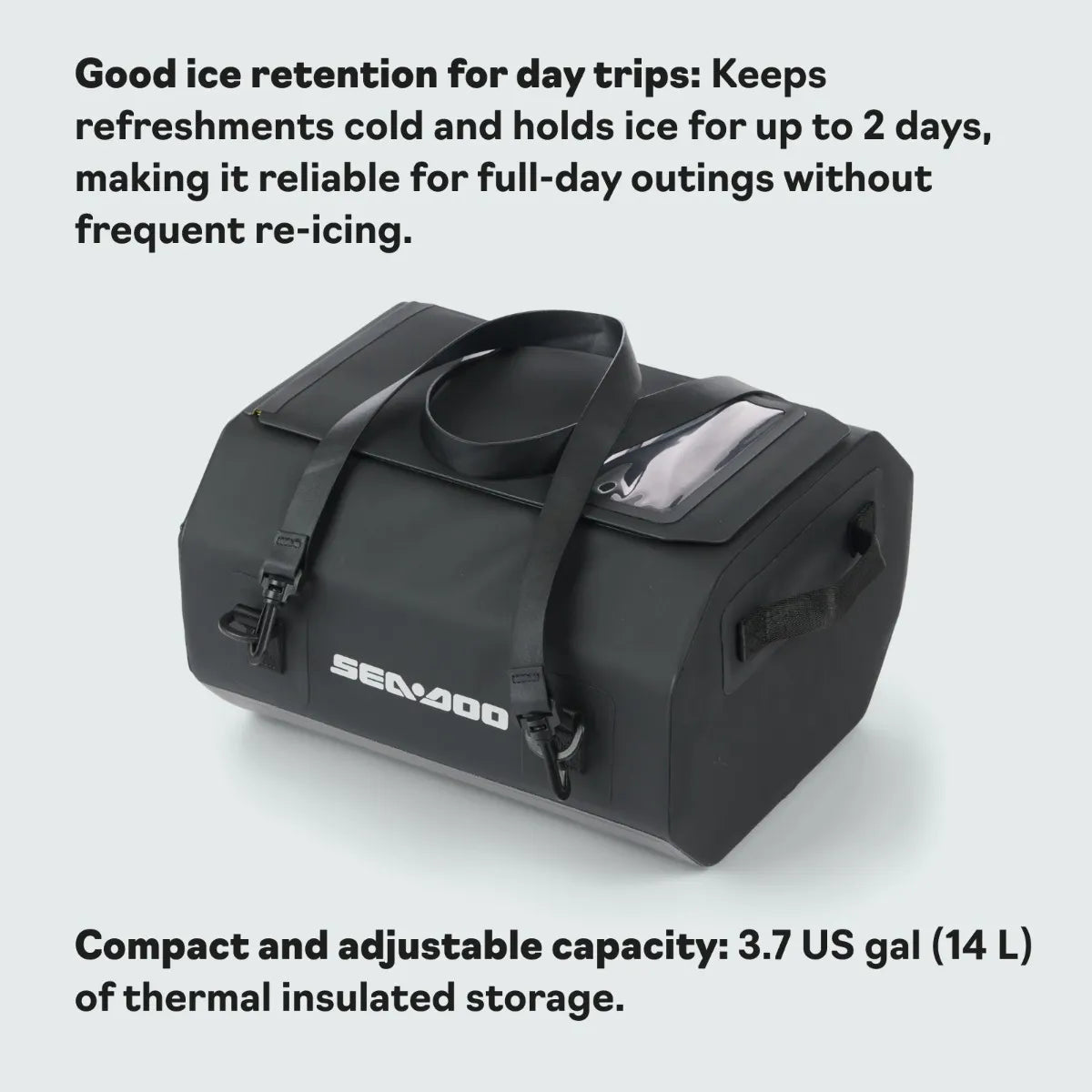 Sea Doo Kühltasche 14 Liter wasserdicht mit Schultergurt 295100965