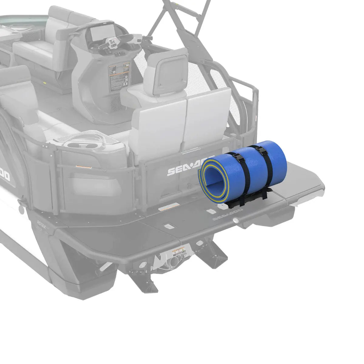 Sea‑Doo LinQ Rear Floating Mat Holder – Halterung für Schwimm‑Matten für PWC & Switch Pontoon (295101366)