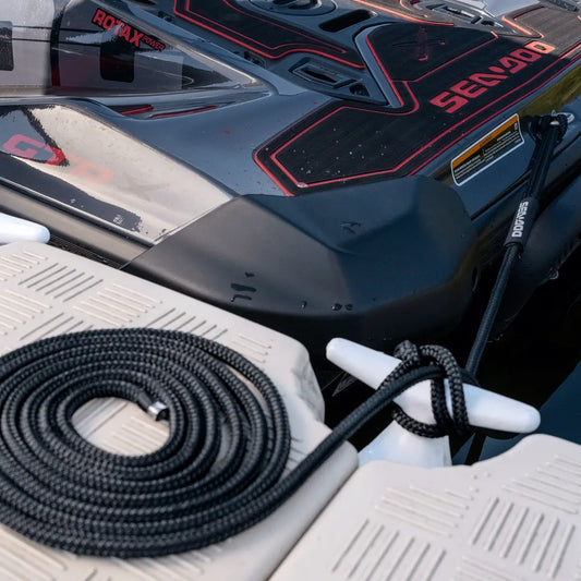 Sea‑Doo Mooring Ropes – Stoßdämpfende Festmacherleinen aus Nylon, 4,6 m (Paar) – 295101475