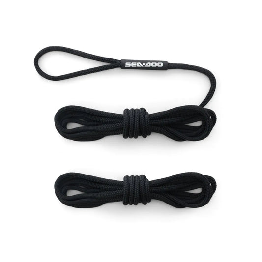 Sea‑Doo Mooring Ropes – Stoßdämpfende Festmacherleinen aus Nylon, 4,6 m (Paar) – 295101475
