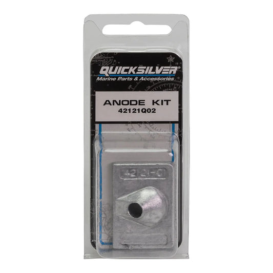 Quicksilver 42121Q02 – Aluminium-Anodenset für Mercury, Mariner & Force Außenborder